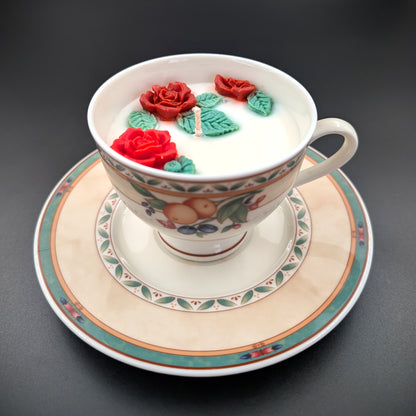 Vintage Heinrich Winterling Teacup Scented Candle – Grandma’s Hug. Scent: Lutalica- Spa day