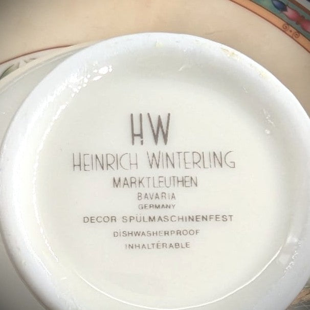Vintage Heinrich Winterling Teacup Scented Candle – Grandma’s Hug. Scent: Lutalica- Spa day