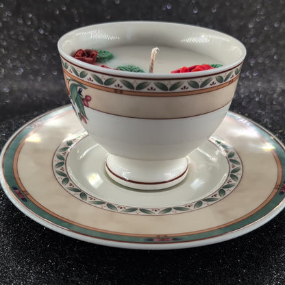 Vintage Heinrich Winterling Teacup Scented Candle – Grandma’s Hug. Scent: Lutalica- Spa day